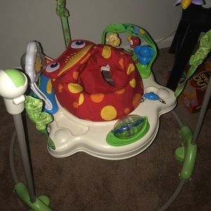 Jumperoo and graco glider